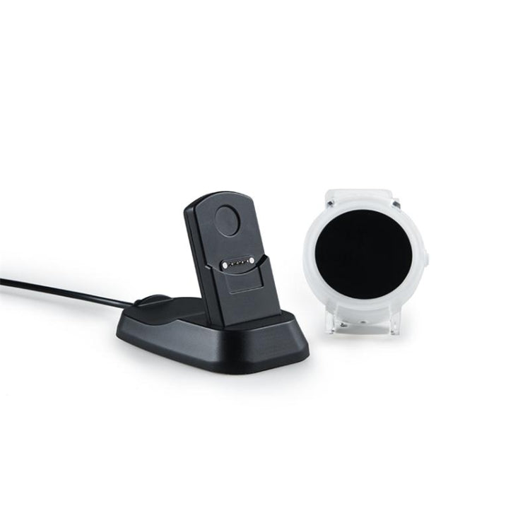 Magnetic charging docks pair: black dock and white watch holder with cradle