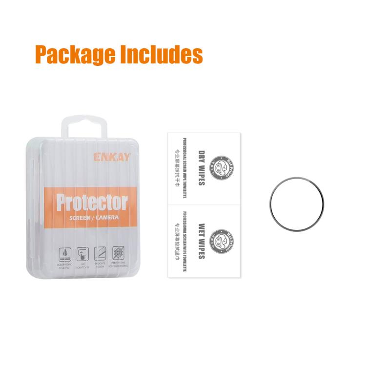 ENKAY 3D Full Coverage Soft PC Edge PMMA HD Screen Protector Film, For OnePlus Watch 4, For OnePlus Watch 3 43mm, For OnePlus Watch 3 46mm