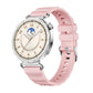 Quick Release Spring Bar Silver Buckle Solid Color Silicone Watch Band, For Huawei Watch GT 6 41mm