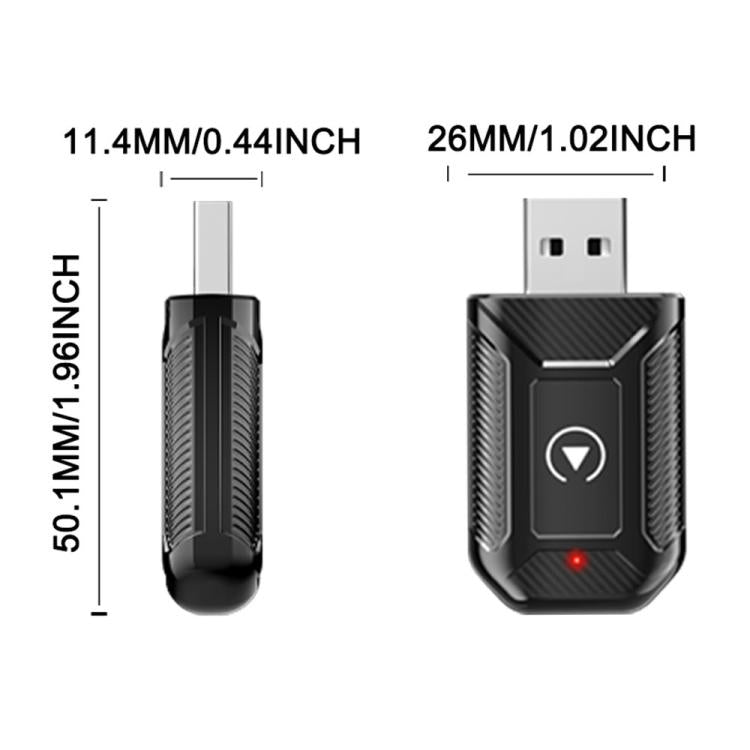 M30 For CarPlay / Android Auto Upgrade Compatible 2 in 1 AI Box Wireless Car Adapter, M30