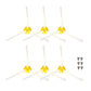 JUNSUNMAY 6pcs Sweeper Triangle Side Brush for iRobot Roomba 800 / 900 Series, Triangle Side Brush