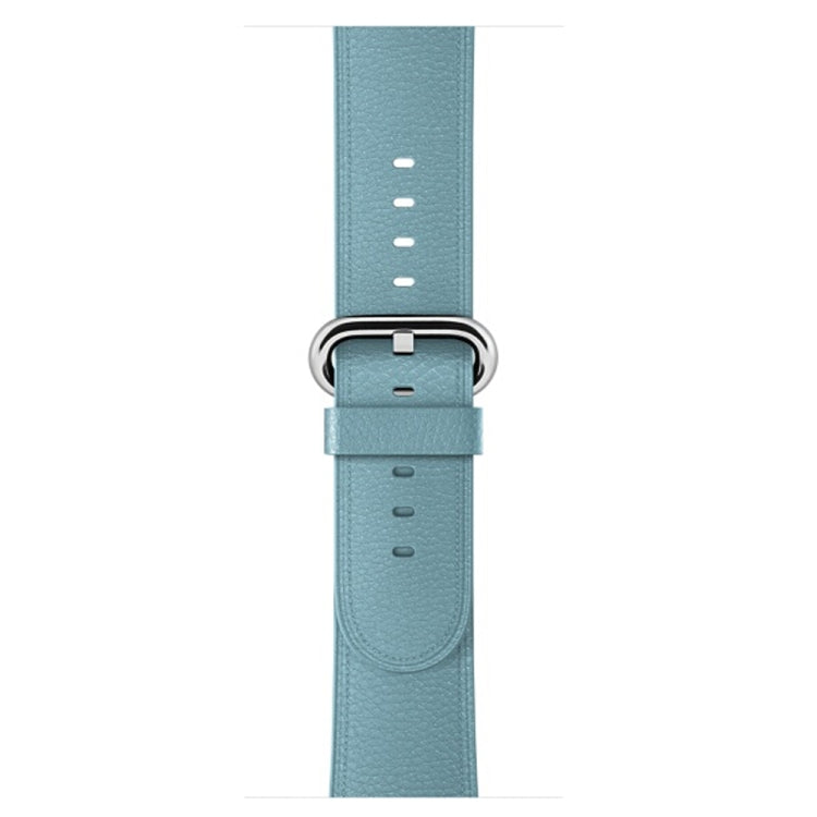 Classic Button Leather Wrist Strap Watch Band for Apple Watch Series 3 & 2 & 1  38mm