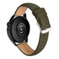 Double-Sided Plush Genuine Leather Watch Band, 22mm