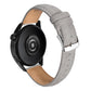Double-Sided Plush Genuine Leather Watch Band, 22mm
