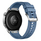 Quick Release Press Button Composite Nylon Fluorinerubber Watch Band, 22mm