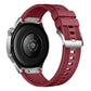 Quick Release Press Button Composite Nylon Fluorinerubber Watch Band, 22mm