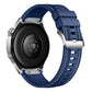 Quick Release Press Button Composite Nylon Fluorinerubber Watch Band, 22mm