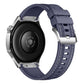 Quick Release Press Button Composite Nylon Fluorinerubber Watch Band, 22mm