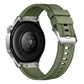 Quick Release Press Button Composite Nylon Fluorinerubber Watch Band, 22mm