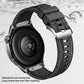 Quick Release Press Button Composite Nylon Fluorinerubber Watch Band, 22mm