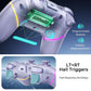 Lilac controller showing LT+RT hall triggers and custom programmable buttons