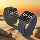 Mountain Wave Pattern Loop Nylon Watch Band, For Garmin Venu X1