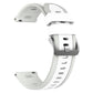 Vertical Twill Two Color Silicone Watch Band, 22mm