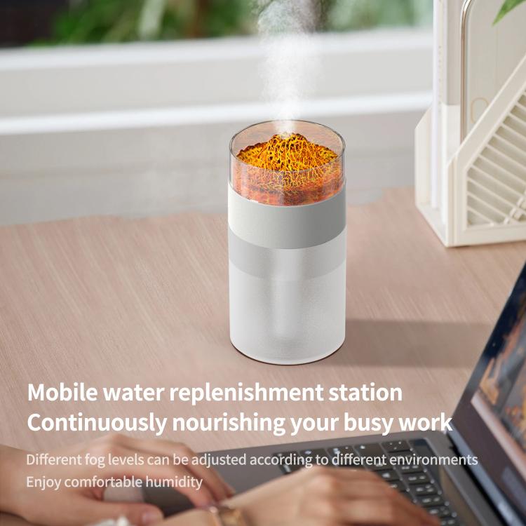 Simulated Volcano 7-Color Ambient Light Humidifier, Simulated Volcano