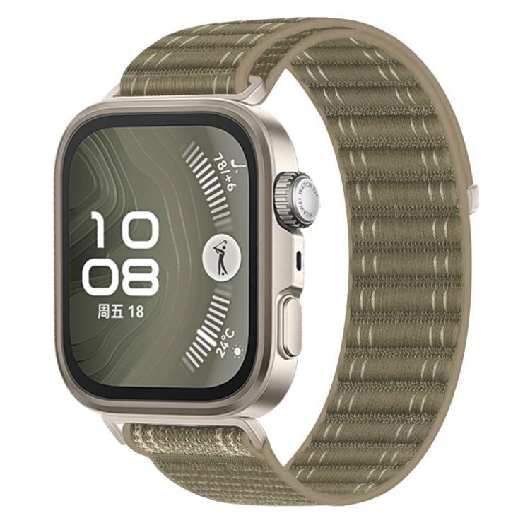 Wave Texture Woven Nylon Hook And Loop Fastener Watch Band, For Huawei Watch Fit 5 / Fit 5 Pro / Fit 4