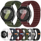 Wave Texture Nylon Hook And Loop Fastener Watch Band, 20mm, 22mm