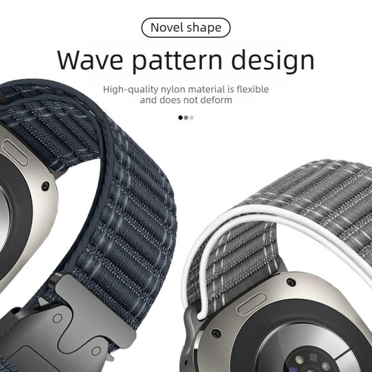 Parachute Buckle Wave Texture Nylon Watch Band, For Galaxy Watch Ultra2 2026 / 2025 / 1 2024