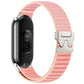 Parachute Buckle Mountain Pattern Woven Nylon Metal Tip Watch Band, For Xiaomi Smart Band 11 / 10 / 9 / 8