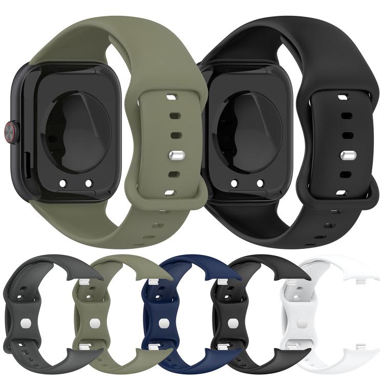 Butterfly Buckle Solid Color Silicone Watch Band, For vivo Watch GT 2 / iQOO Watch GT 2