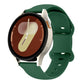 Lychee Texture Butterfly Clasp Solid Color Silicone Watch Band, 18mm, 20mm, 22mm