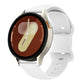Lychee Texture Butterfly Clasp Solid Color Silicone Watch Band, 18mm, 20mm, 22mm