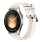 Grain Textured Solid Color Silicone Watch Band, 22mm