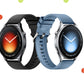 Grain Textured Solid Color Silicone Watch Band, 22mm