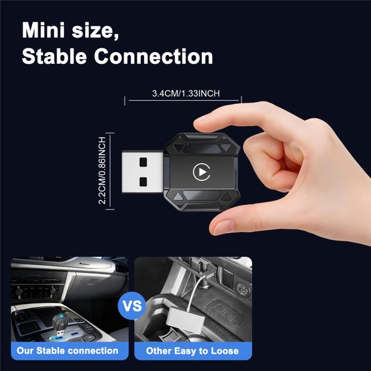 M36 CarPlay / Android Auto Wired to Wireless Converter 2 in 1 Ai Box Wireless Car Adapter, M36