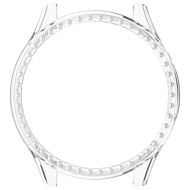 Single Row Diamond Half Coverage Hollow PC Watch Protective Case, For Xiaomi Watch 5