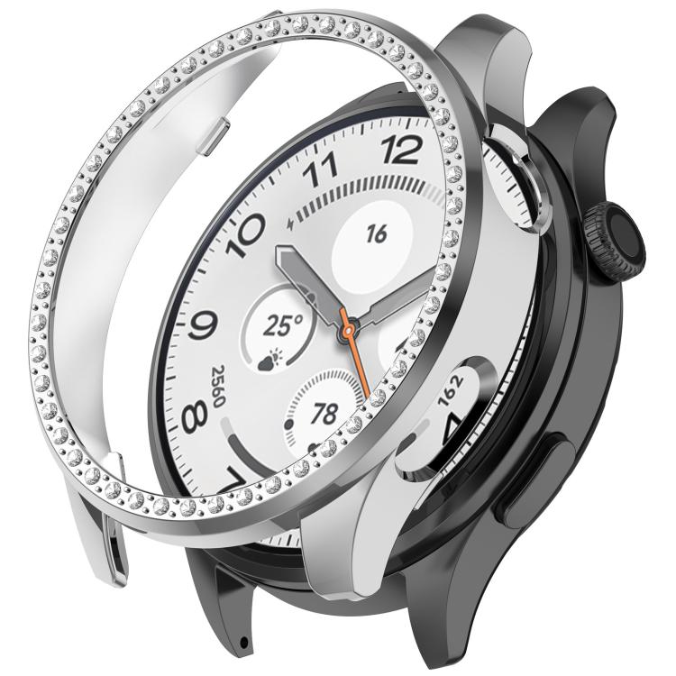 Single Row Diamond Half Coverage Hollow PC Watch Protective Case, For Xiaomi Watch 5