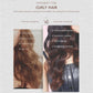 Automatic curling iron comparison view showing black handle with gold heated barrel