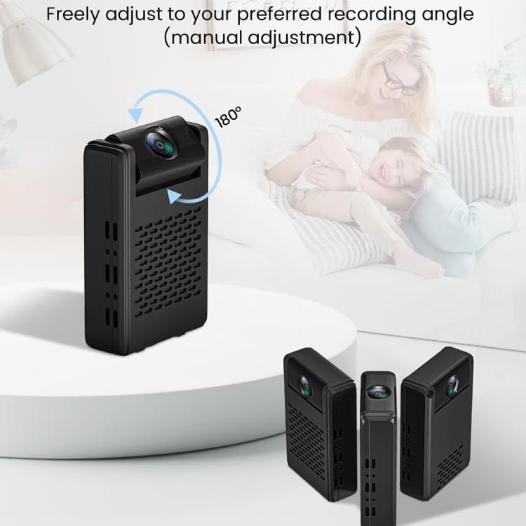 L31 With Motion Detection Alarm Push Notifications 180-Degree Rotating Mini Camera Ultra HD Recorder, L31
