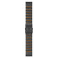 Safety Buckle Single Bead Silicone Titanium Alloy Watch Band, For Garmin 26mm, For Garmin 22mm