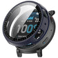 Tempered Glass Film Integrated PC Watch Protective Case, For Amazfit Active Max