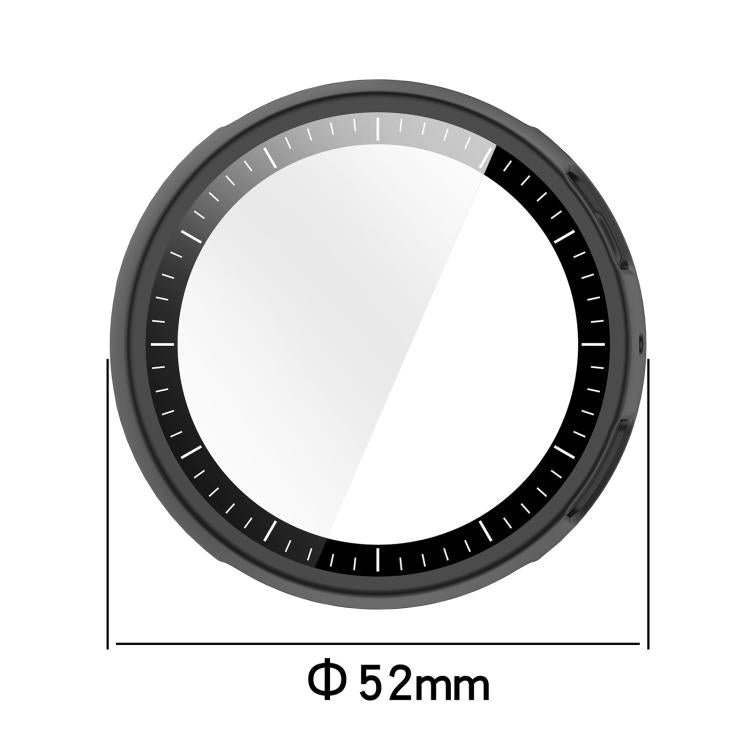Tempered Glass Film Integrated PC Watch Protective Case, For Amazfit Active Max