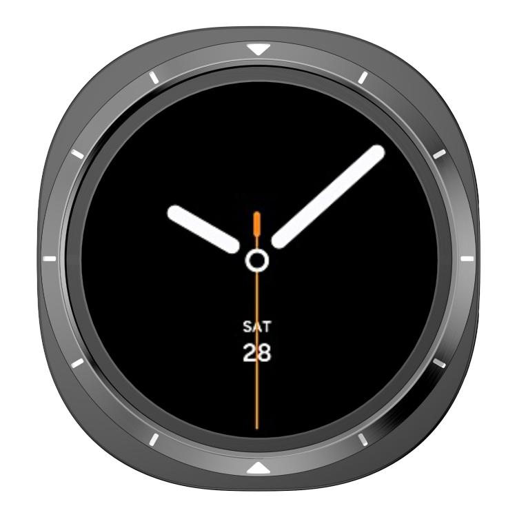 Metal Frame PC Back Cover Watch Protective Case, For Galaxy Watch9 / 8 44mm, For Galaxy Watch9 / 8 40mm