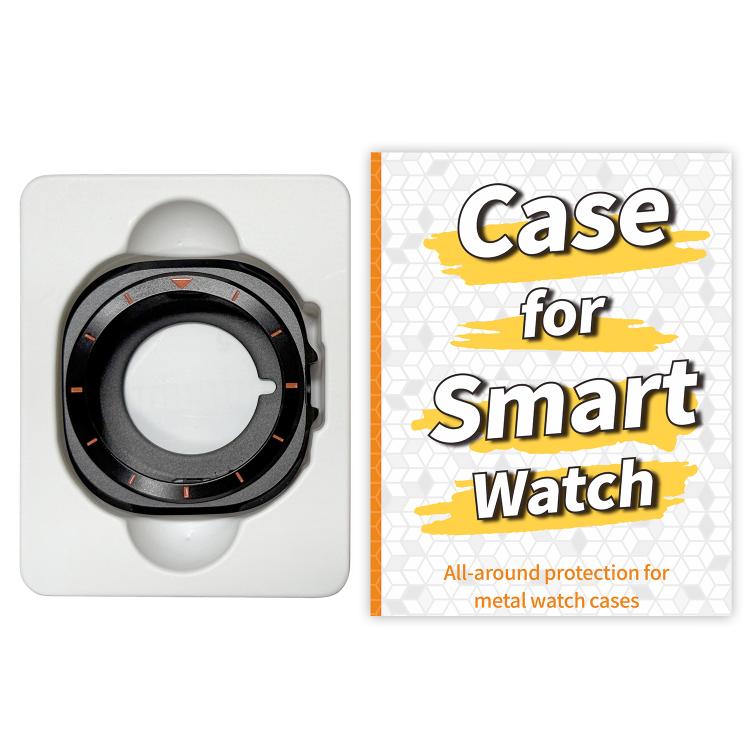 Metal Frame PC Back Cover Watch Protective Case, For Galaxy Watch9 / 8 44mm, For Galaxy Watch9 / 8 40mm