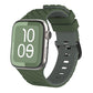 Diagonal Two-Color Silicone Watch Band, For Apple Watch 46mm / 49mm / 45mm / 44mm