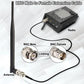 JUNSUNMAY coax extension cable with two BNC connectors and black cable jacket
