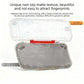 Clear translucent hard-shell Switch case with matte non-slip micro-textured surface