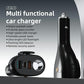 Black multifunction car charger safety hammer with flashlight and built-in ports