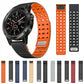 Quick Release Stud Buckle Magnetic Silicone Watch Band, For Garmin 22mm