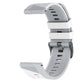 Phantom Sky Shadow Pin Buckle Two Color Silicone Watch Band, 22mm