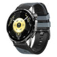 Phantom Sky Shadow Pin Buckle Two Color Silicone Watch Band, 22mm
