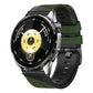 Phantom Sky Shadow Pin Buckle Two Color Silicone Watch Band, 22mm