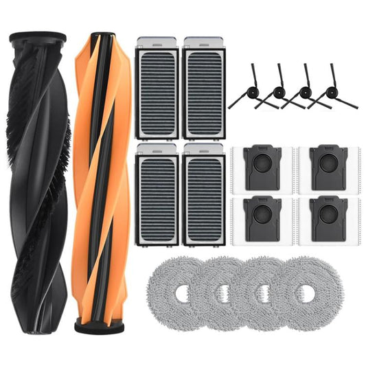 JUNSUNMAY 18 in 1 Robot Vacuum Cleaner Mop Accessory Kit for Dreame X50 Ultra / L50 Ulta / L40s Ultra / Mova 50 Ultra