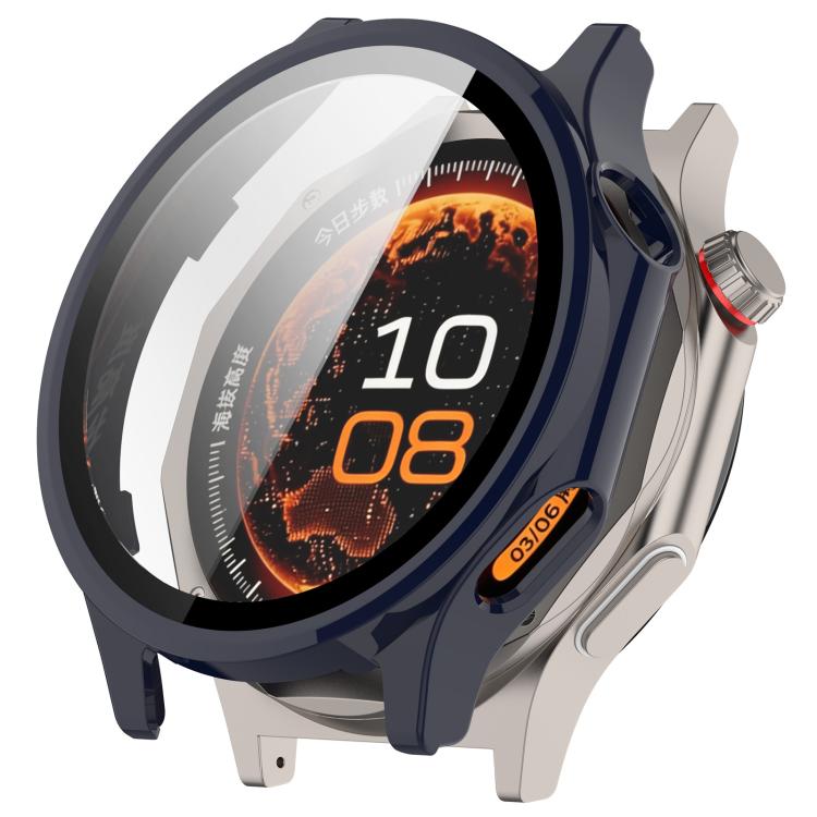 Tempered Glass Film Integrated PC Watch Protective Case, For OPPO Watch X3 / OnePlus Watch 4