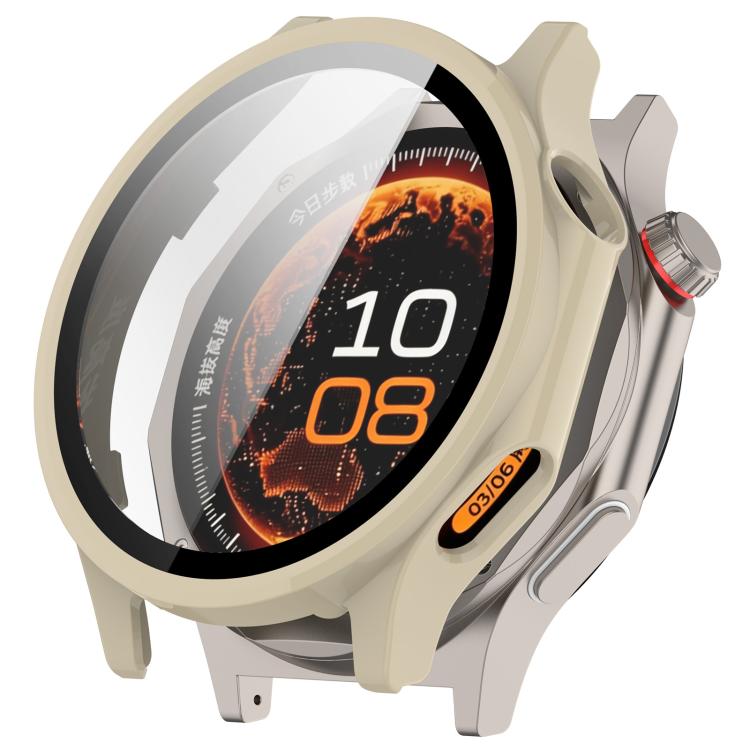 Tempered Glass Film Integrated PC Watch Protective Case, For OPPO Watch X3 / OnePlus Watch 4