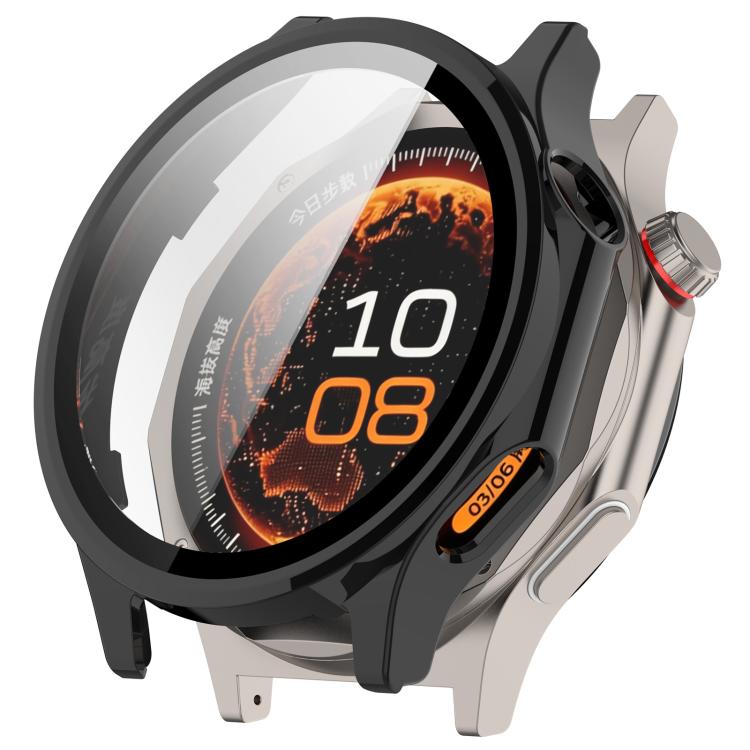Tempered Glass Film Integrated PC Watch Protective Case, For OPPO Watch X3 / OnePlus Watch 4