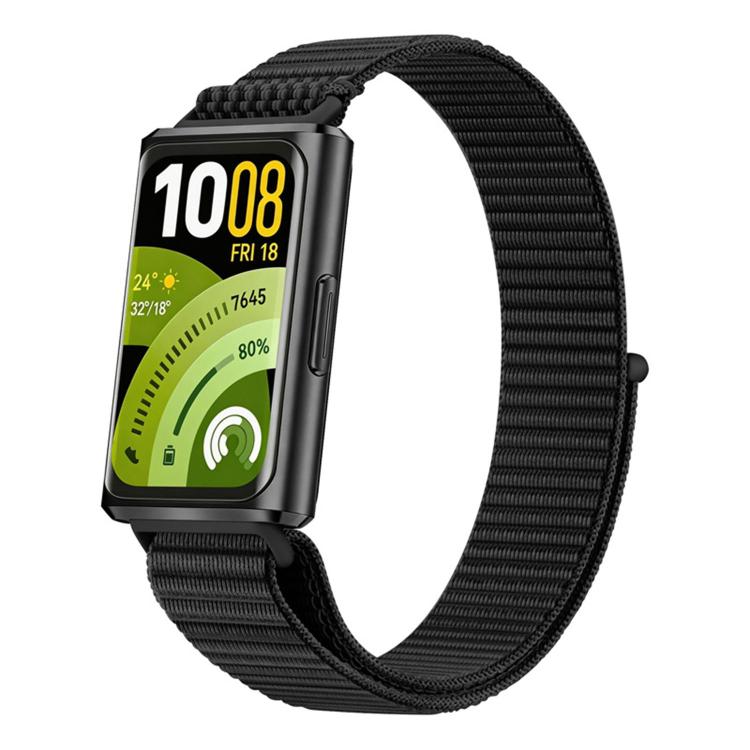 Adjustable Nylon Hook And Loop Fastener Watch Band, For Huawei Band 11 / Band 11 Pro